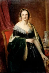 Porträt von Elizabeth Nikolaevna Krivtzov